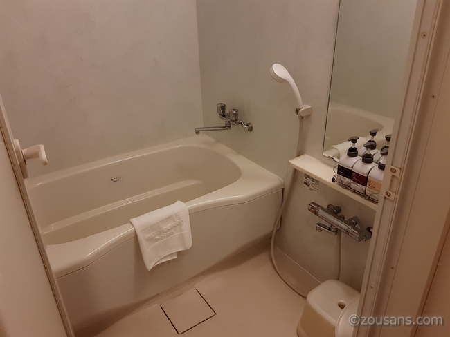 三井ガーデンホテルプラナ東京ベイ（子連れディズニーのおすすめ格安ホテル）の浴室
